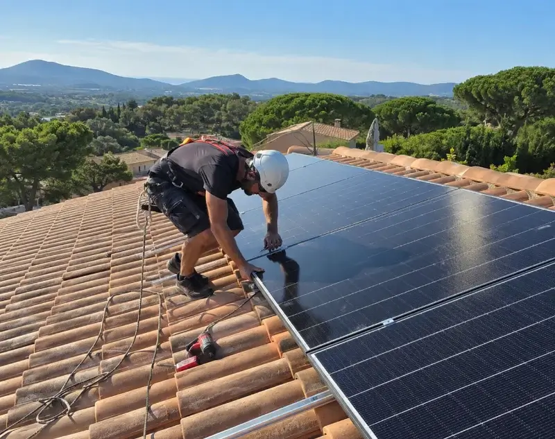 Installateur panneaux solaires Esparron — pose photovoltaïque sur toiture