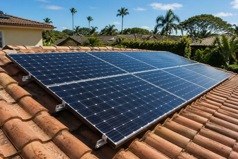 Installation de panneaux solaires à Esparron